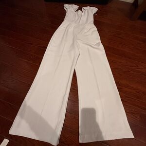Abercrombie & Fitch White Jumpsuit